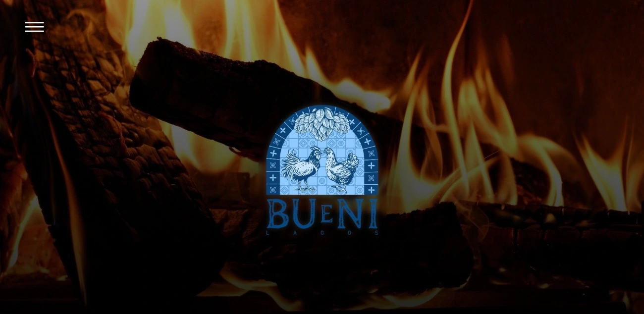 The website and the link for Bueni restaurant.